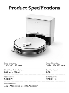 ILIFE A30 Pro Robot Vacuum Cleaner